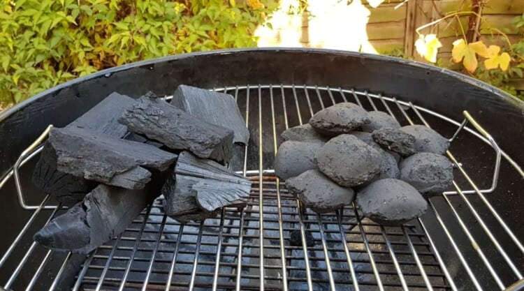 Comparison of lump charcoal and briquettes for grilling and smoking