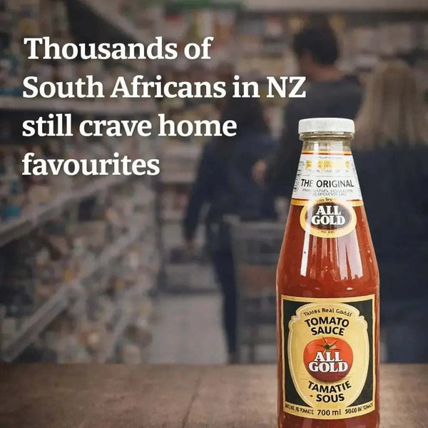 All Gold Tomato Sauce 700ml South African gluten-free ketchup bottle