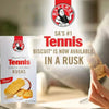 Bakers Tennis Classic Coconut Rusks 450g pack with coconut-flavored rusks ideal for tea and coffee accompaniment