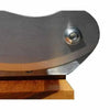 Blacksmith Biltong Cutter handcrafted from solid Kiaat wood for precise slicing of biltong