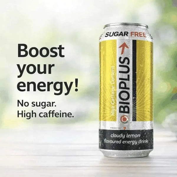 Bioplus - Sugar-free Cloudy Lemon Energy Drink - 440ml * Facebook Ad