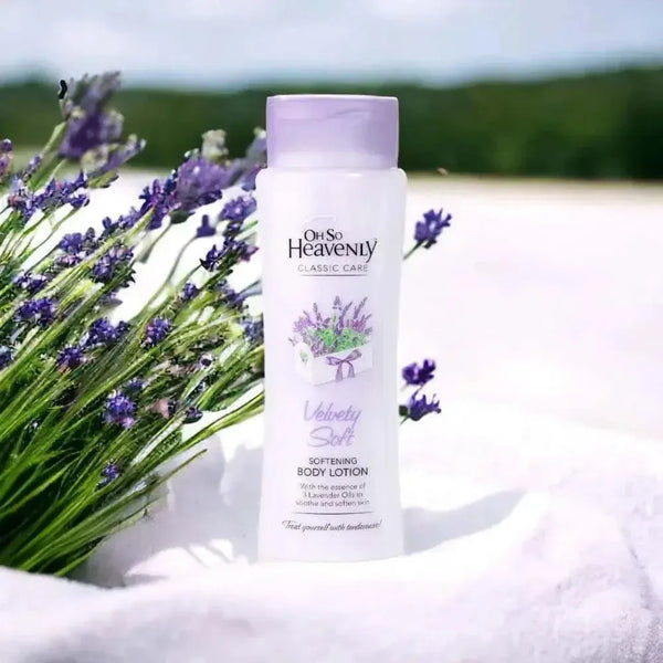 Oh So Heavenly Classic Care Body Lotion Velvety Soft 375ml with lavender and patchouli oils