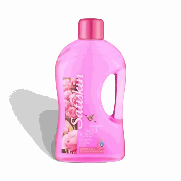 Satinskin Luxury Wild Rose Bubble Bath 2L bottle