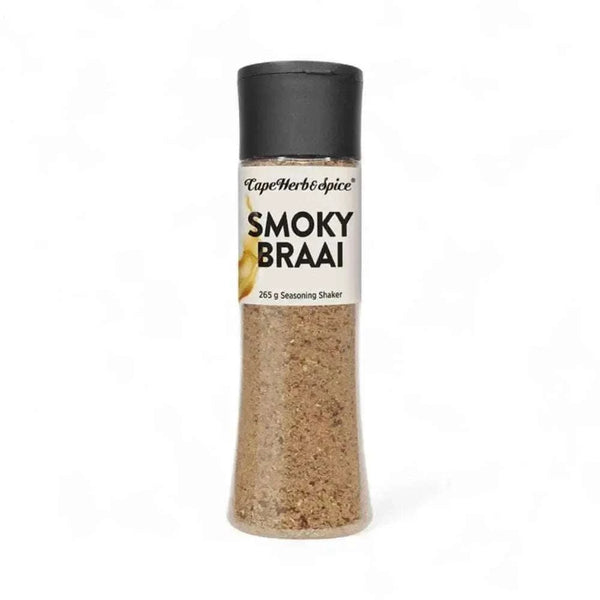 Cape Herb & Spice Smokey BBQ Braai Shaker 265g seasoning bottle for meat grilling and roasting