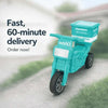 Checkers Sixty60 Teal Plastic Motorbike - Big version Facebook Ad
