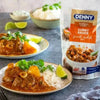 Denny Curry Sauce Durban Curry 415g jar with spices and tomatoes for authentic hot meal