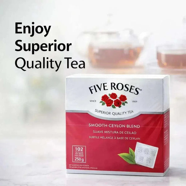 Five Roses Tea 102 tagless bags promotional image