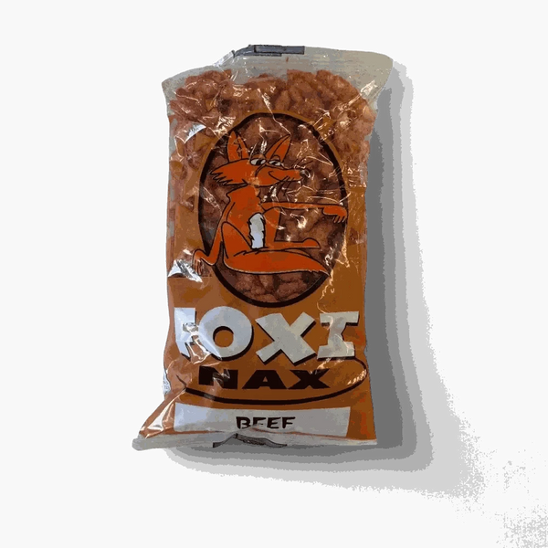 Foxi Nax Beef 75g crunchy maize snack with savory beef flavor from South Africa