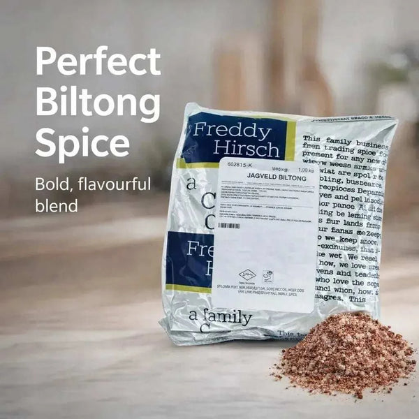 Freddy Hirsch Biltong Jagveld Biltong 1kg (Seasoning ONLY) Facebook Ad