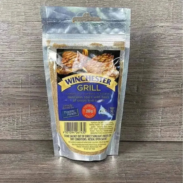 Freddy Hirsch Winchester Grill 200g biltong dried cured meat South African snack