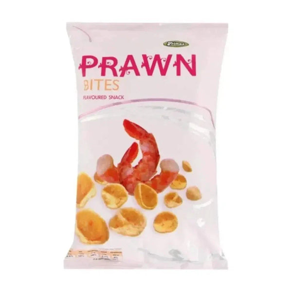 Frimax Prawn Bites 125g snack pack with real prawn flavor and crispy maize bites