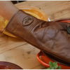 Woesmooi genuine leather gloves and potholder set for men