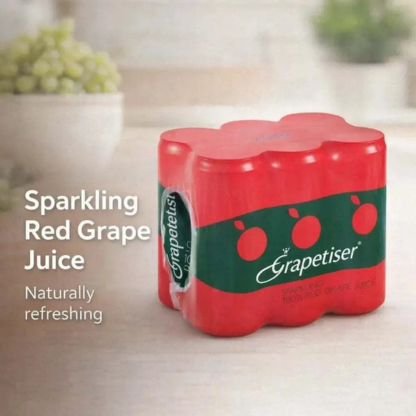 Grapetiser Sparkling 100% Red Grape Juice 300ml (6-Pack) Facebook Ad