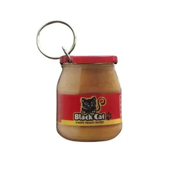 Set of colorful grocery-themed resin keychains, each about 5cm, perfect for gifts or personal use