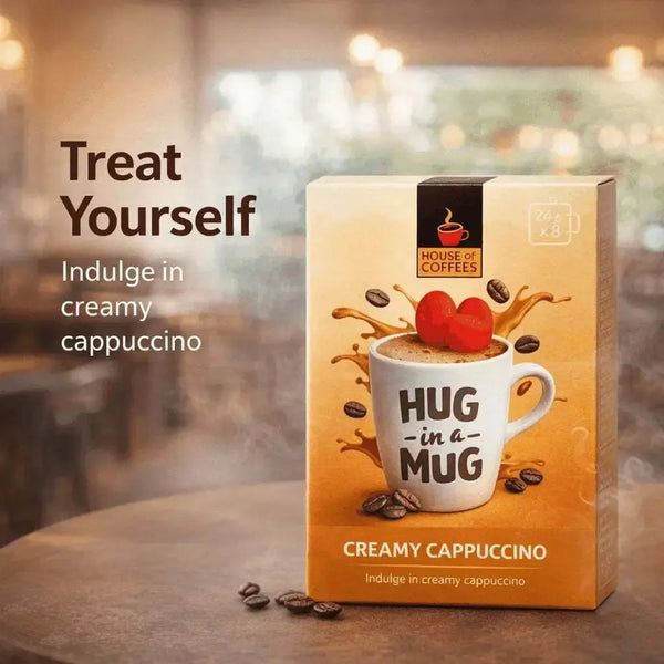 Hug-in-a-Mug - Creamy Cappuccino (8 x 24g) Facebook Ad