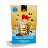 Hug-in-a-Mug creamy iced cappuccino sachets ready with cold water for smooth refreshing coffee