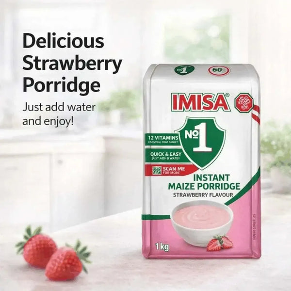 IWISA Instant Maize Porridge (Strawberry flavour) - 1kg Facebook Ad