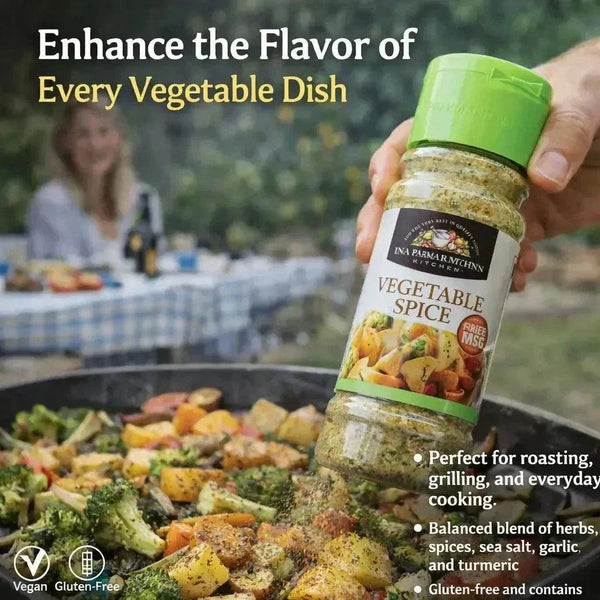 Ina Paarman Vegetable Spice 200ml bottle with herbs and spices for seasoning vegetables