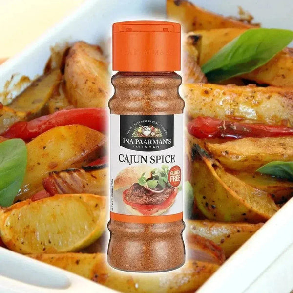 Ina Paarmans Spices Cajun 200ml gluten-free vegan spice rub for blackened chicken fish and steak