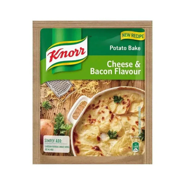 Knorr Potato Bake cheese and bacon spice mix for cheesy potato bake