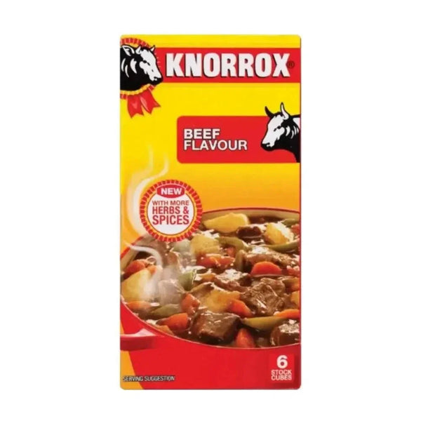 Knorrox Cubes Beef 6's pack powerful flavor for hearty meals