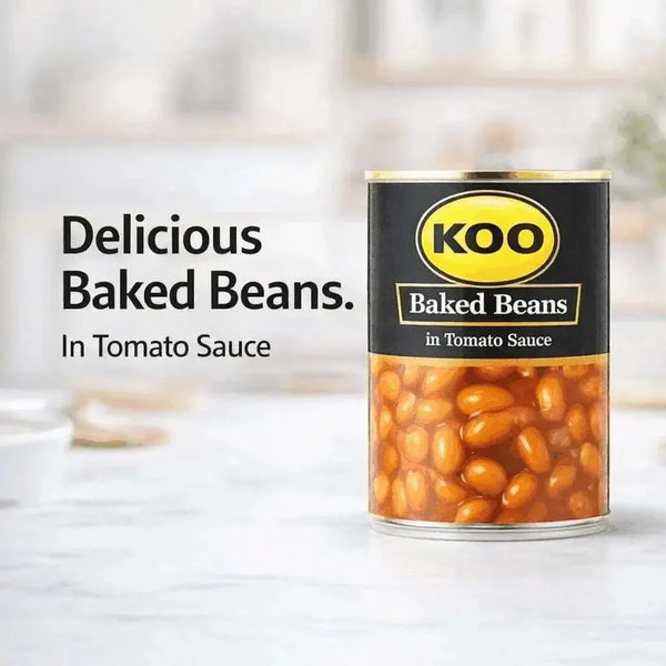 Koo Baked Beans in Tomato Sauce 410g promotional image
