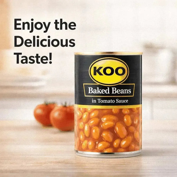Koo Baked Beans in Tomato Sauce 410g promotional image