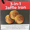LK Jaffle Iron 3-in-1 with plastic handles and coated aluminium for safe outdoor toasting