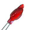 Red enamel LK Jaffle Iron with non-heat handles and aluminium body, 120mm diameter, made in South Africa