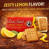 Bakers Lemon Creams pack with biscuits and lemon slices