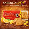 Bakers Lemon Creams pack with biscuits and lemons in a promotional image