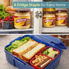 Melrose Processed Cheese Spread Biltong 250g jar with creamy texture on wooden surface