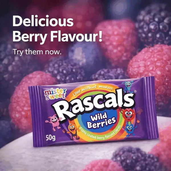 Mr Sweet Rascals Wild Berries 50g promotional image