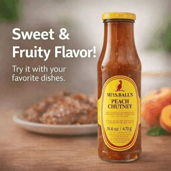 Mrs Balls Peach Chutney 470G Facebook Ad