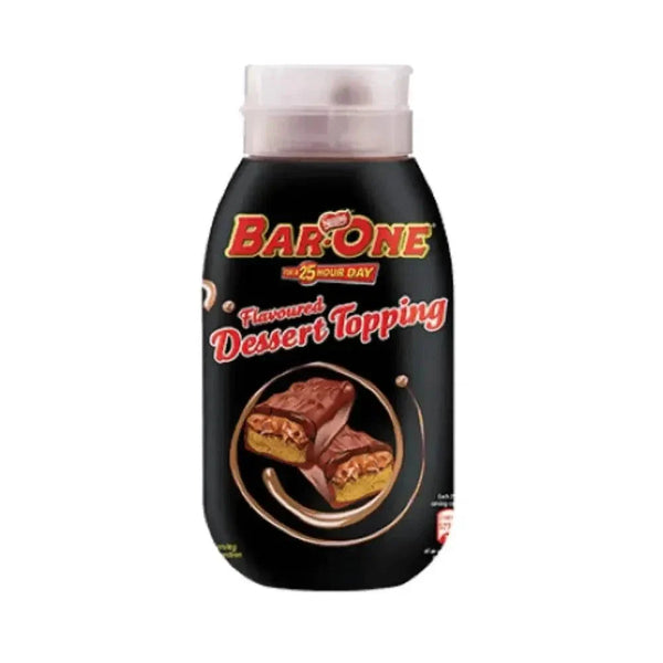 Nestle Dessert Topping Bar One 500ml bottle for creamy chocolate topping