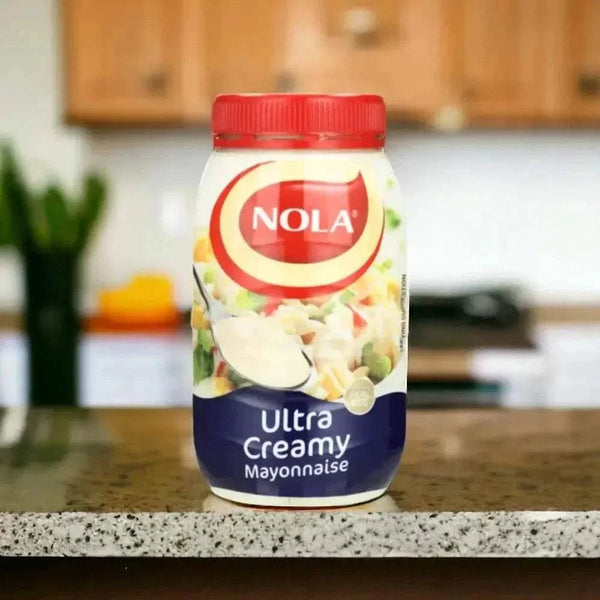 Nola Ultra Creamy Mayonnaise 730g jar with smooth texture and real egg yolk
