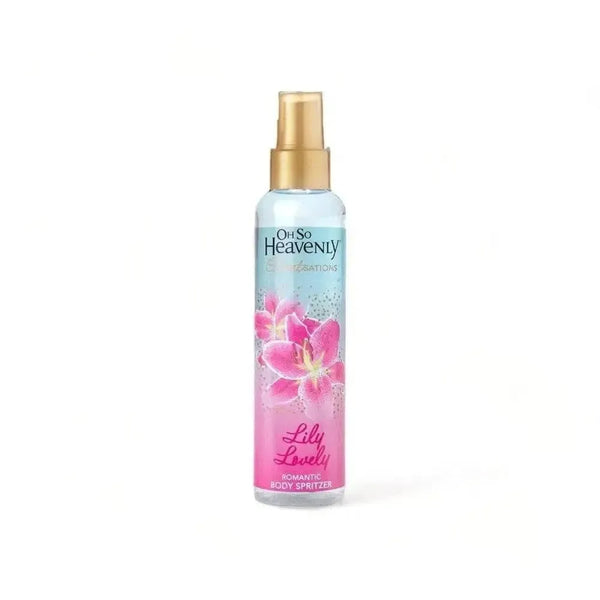 Oh So Heavenly Scentsations Body Spritzer Lily Lovely 200ml with floral lily and fruity apple scent