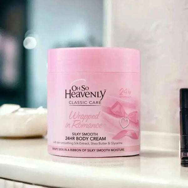 Oh So Heavenly Classic Care Body Cream Wrapped in Romance 470ml moisturizing skin care with silk extract and shea butter