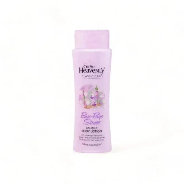 Oh So Heavenly Classic Care Body Lotion Bye Bye Stress with lavender and chamomile, 375ml, calming aromatherapy fragrance