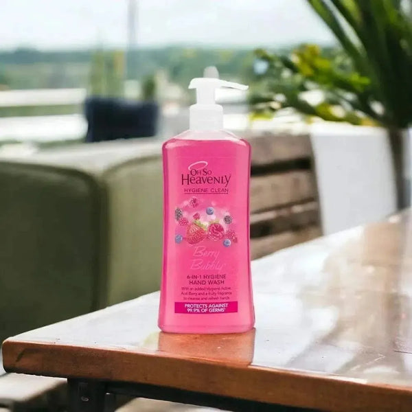 Oh So Heavenly Hygiene Clean Hand Wash Berry Bubbly 450ml with Acai Berry and Citrus Extract
