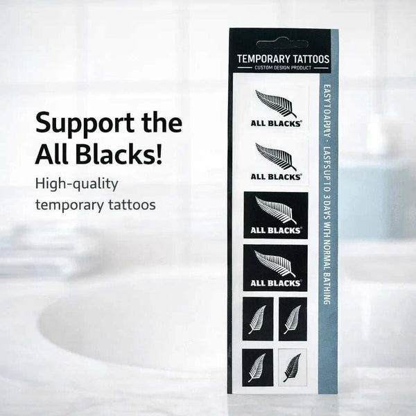 Olive Temporary Tattoo Strips All Blacks Facebook Ad