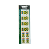 Olive temporary tattoo strips featuring South Africa Cricket emblem and flag designs