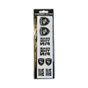 Official The Sharks olive temporary tattoo strips with Fear the Fin designs for rugby fans