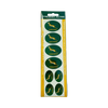 Pack of official Springboks olive temporary tattoo strips with Springbok logo designs on skin