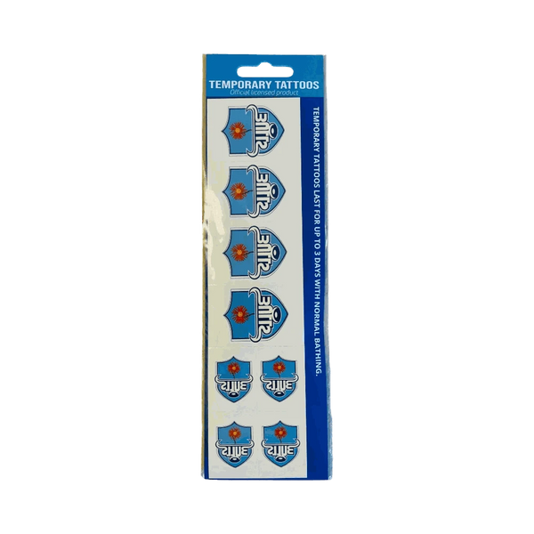 Bulls official licensed olive temporary tattoo strips with team logo designs