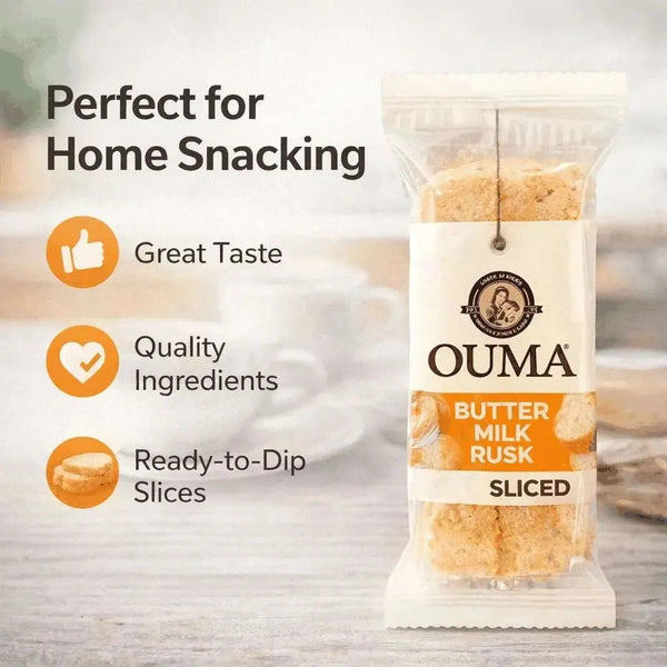 Ouma Rusks Buttermilk (Single Sliced) 30g promotional image