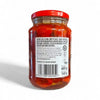 Jar of PEPPADEWS Sweet Piquante Peppers hot whole packed in brine, 400g, vegan certified, product of South Africa.