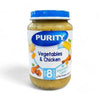 Purity Puree Jar Vegetables & Chicken 200ml baby food with natural ingredients and no preservatives