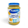 Purity Puree Jar 200ml with creamy yoghurt and real mango pieces for babies