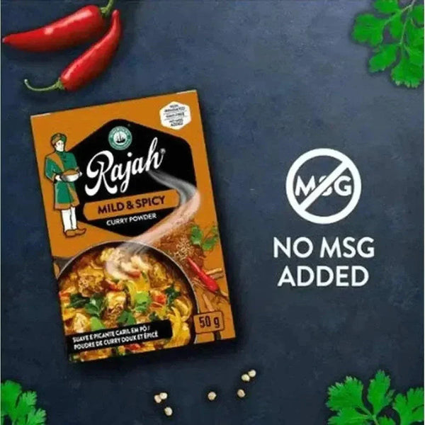 Rajah Curry Powder mild and spicy 100g pack for authentic Indian flavor
